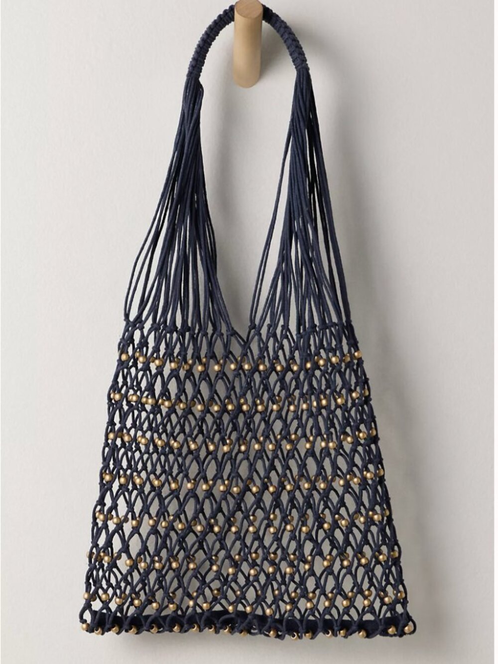 Free People Wishing Well Beaded Net Tote Bag | NWT | Retail $98